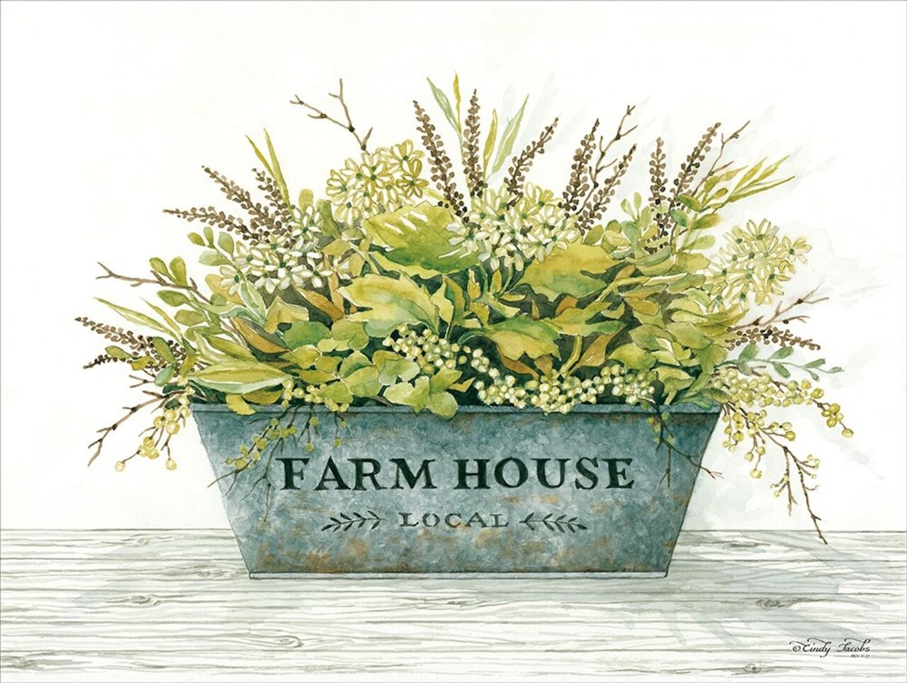 Farmhouse Poster Print by Cindy Jacobs - Item # VARPDXCIN1102